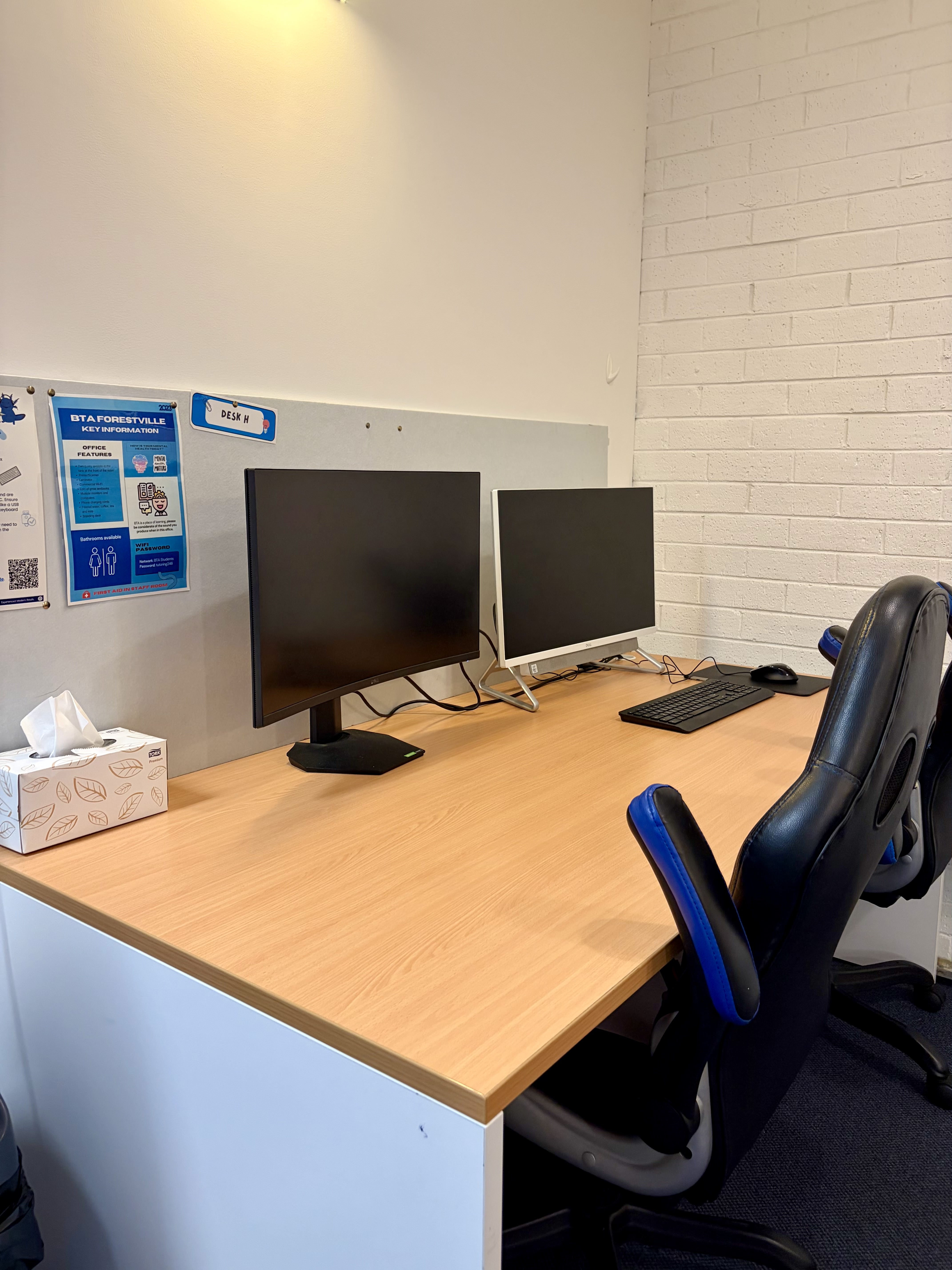 Professional hot desk workspace in Forestville, Sydney — Northern Beaches Coworking