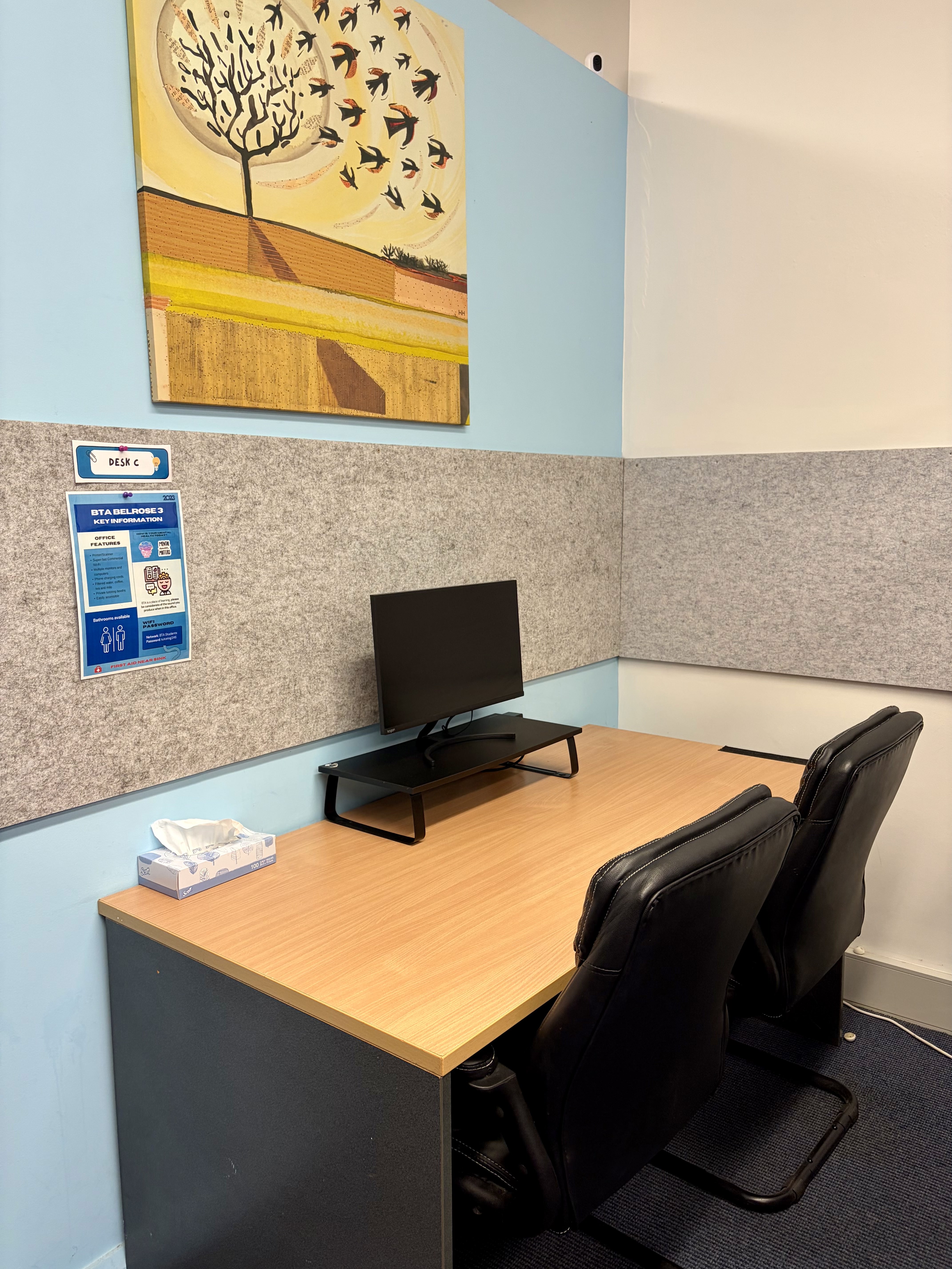 Professional hot desk workspace in Belrose, Sydney — Northern Beaches Coworking