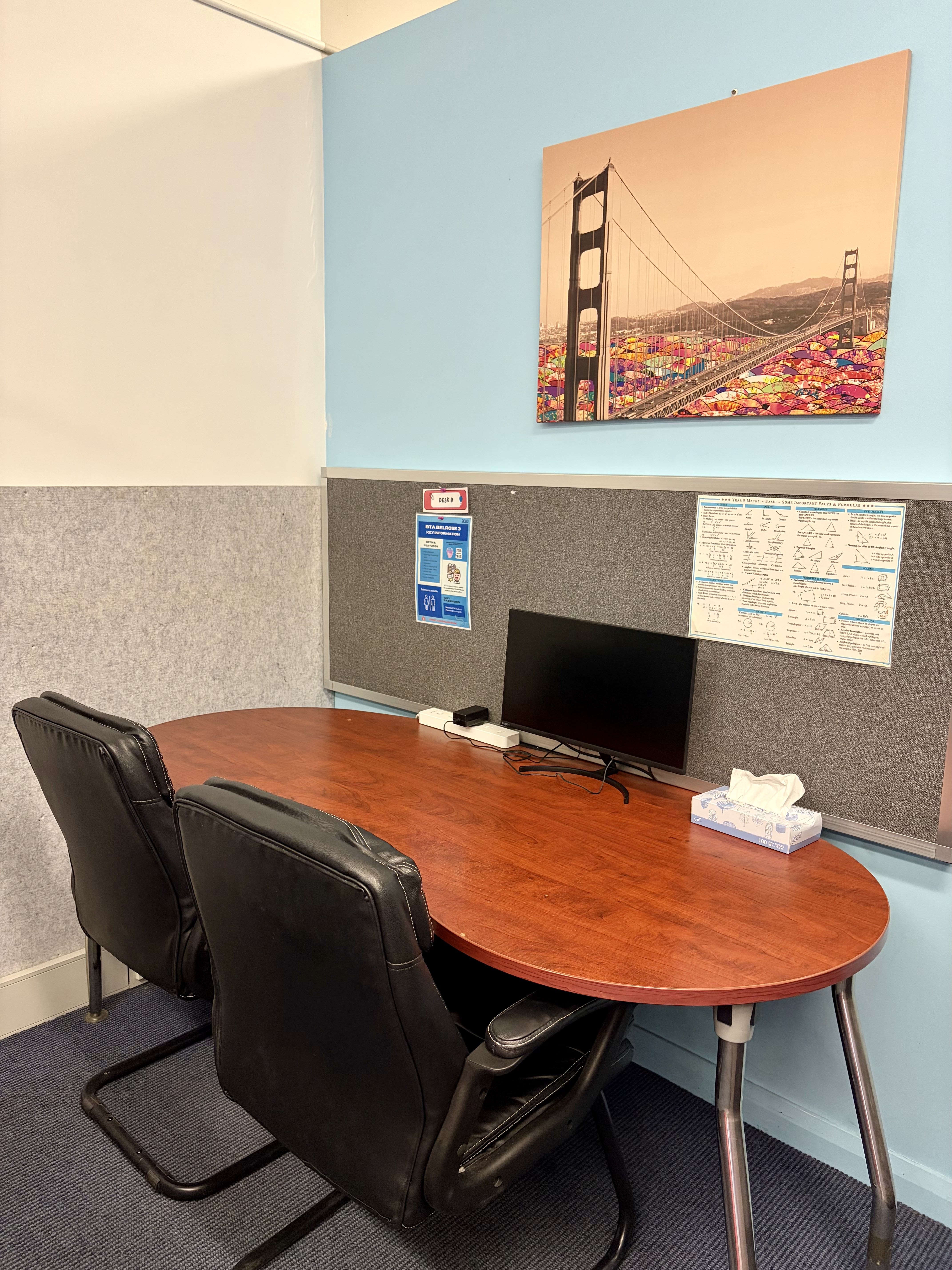 Professional hot desk workspace in Belrose, Sydney — Northern Beaches Coworking