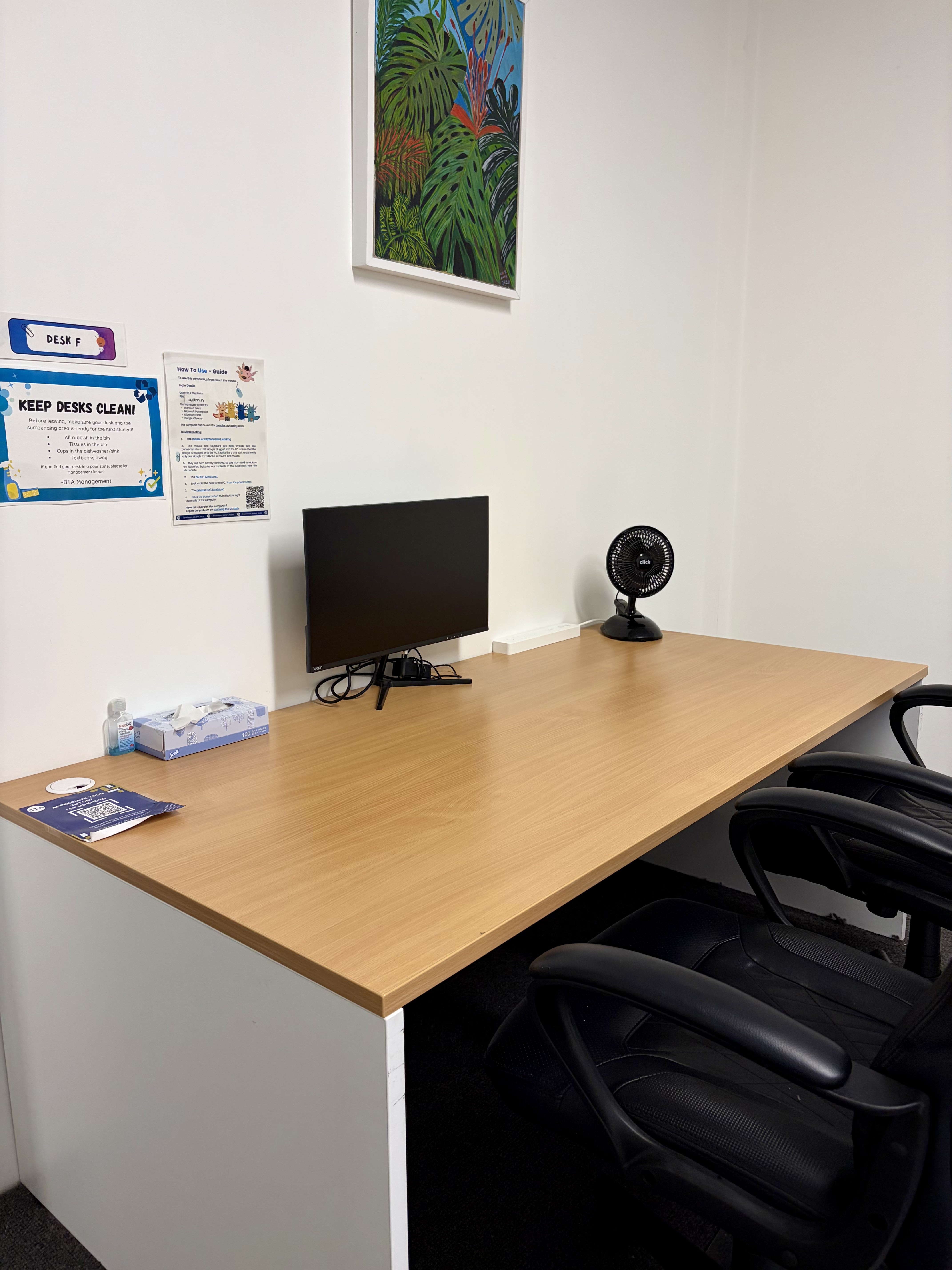 Professional hot desk workspace in Mona Vale, Sydney — Northern Beaches Coworking